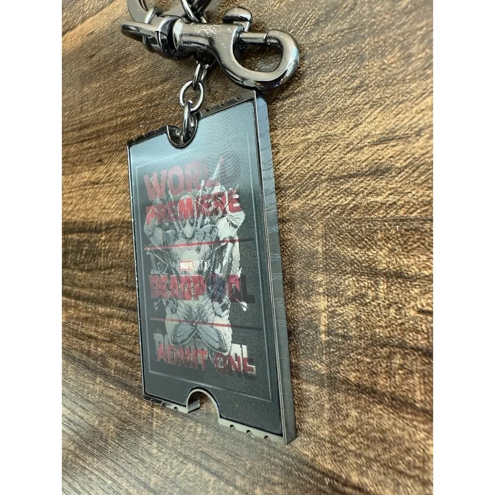 Deadpool & Wolverine Loungefly World Premiere Ticket Keychain New Sealed